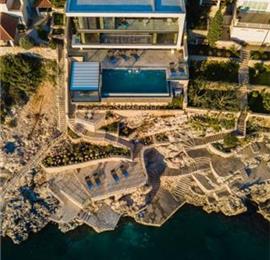 Luxury 7 Bedroom Dubrovnik Beachfront Villa with Infinity Pool, Sleeps 14